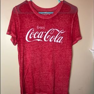 Coca-Cola T-shirt.